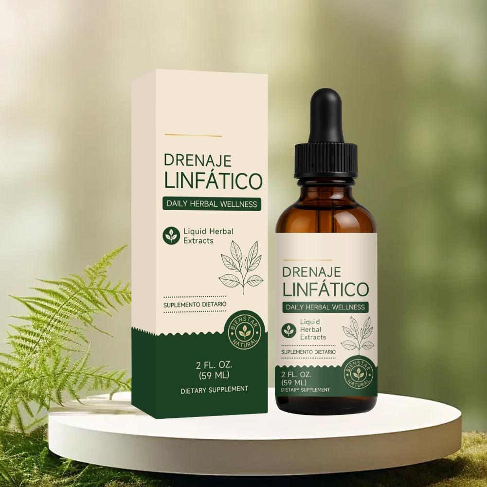 Herbal Wellness Drops - 59ml Tetes Drainase Limfatik, Cairan Herbal