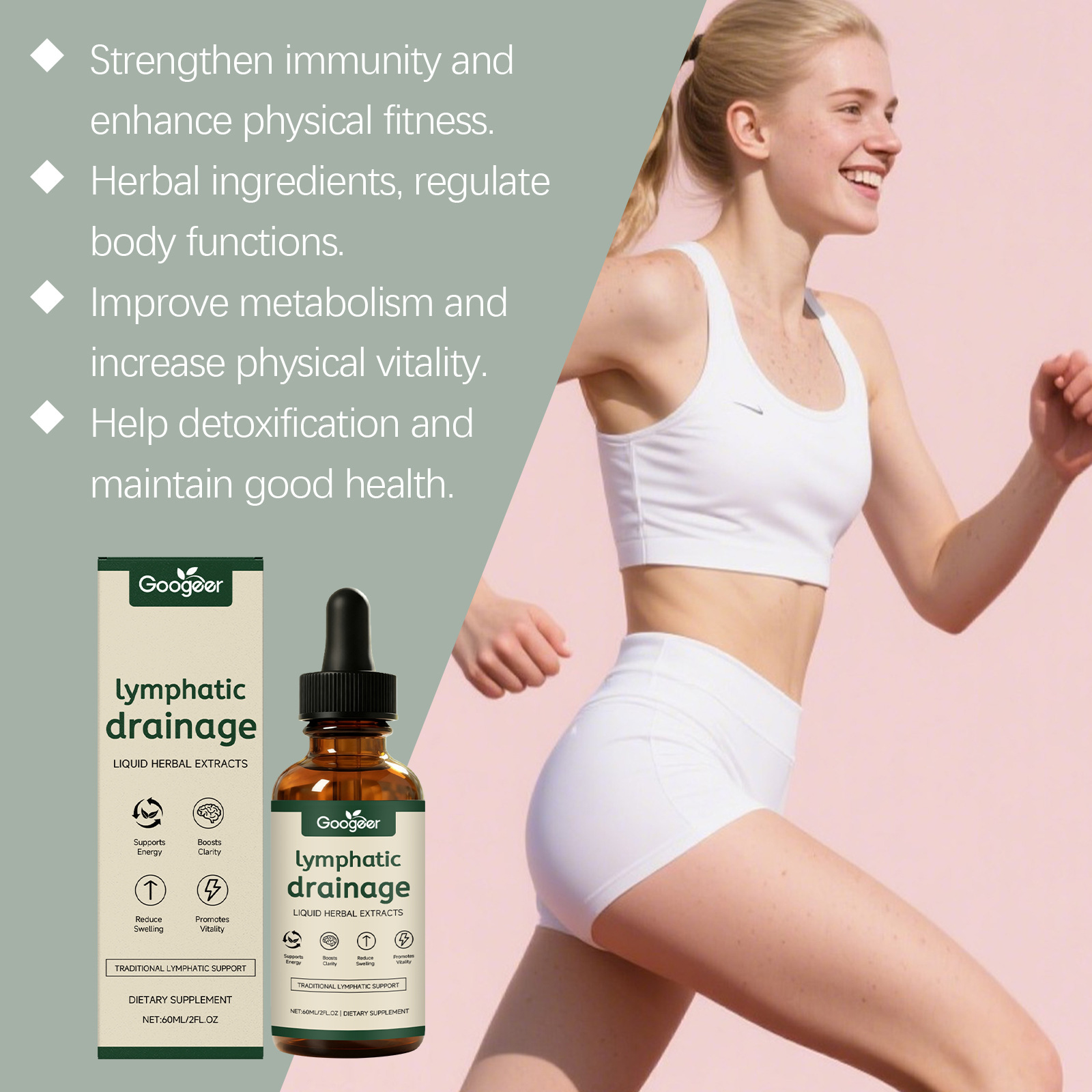 Tetes Drainase Limfatik 11-in- - Herbal Wellness Drops ulasan dan harga